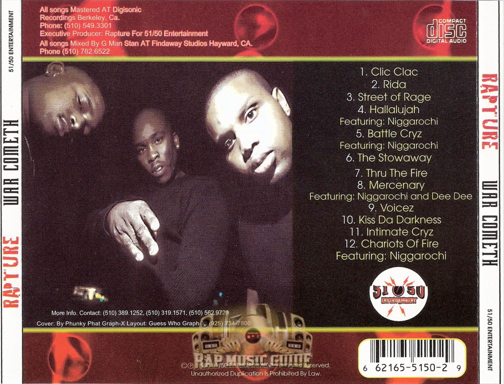 洋楽 G-Rap Rapture War Cometh G-RAP Rapture / War Cometh 洋楽